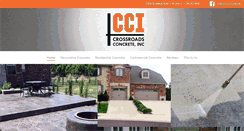 Desktop Screenshot of crossroadsconcrete.com